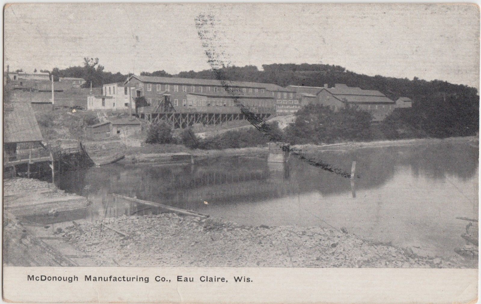 1910 - North Bank, Eau Claire River. Credit Our Old Town Eau Claire 1910 - North Bank, Eau Claire River. Credit Our Old Town Eau Claire